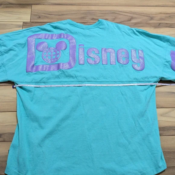 EUC! Walt Disney World Spirit Jersey Blue And Purple Ariel Theme Adult XL - Picture 6 of 13